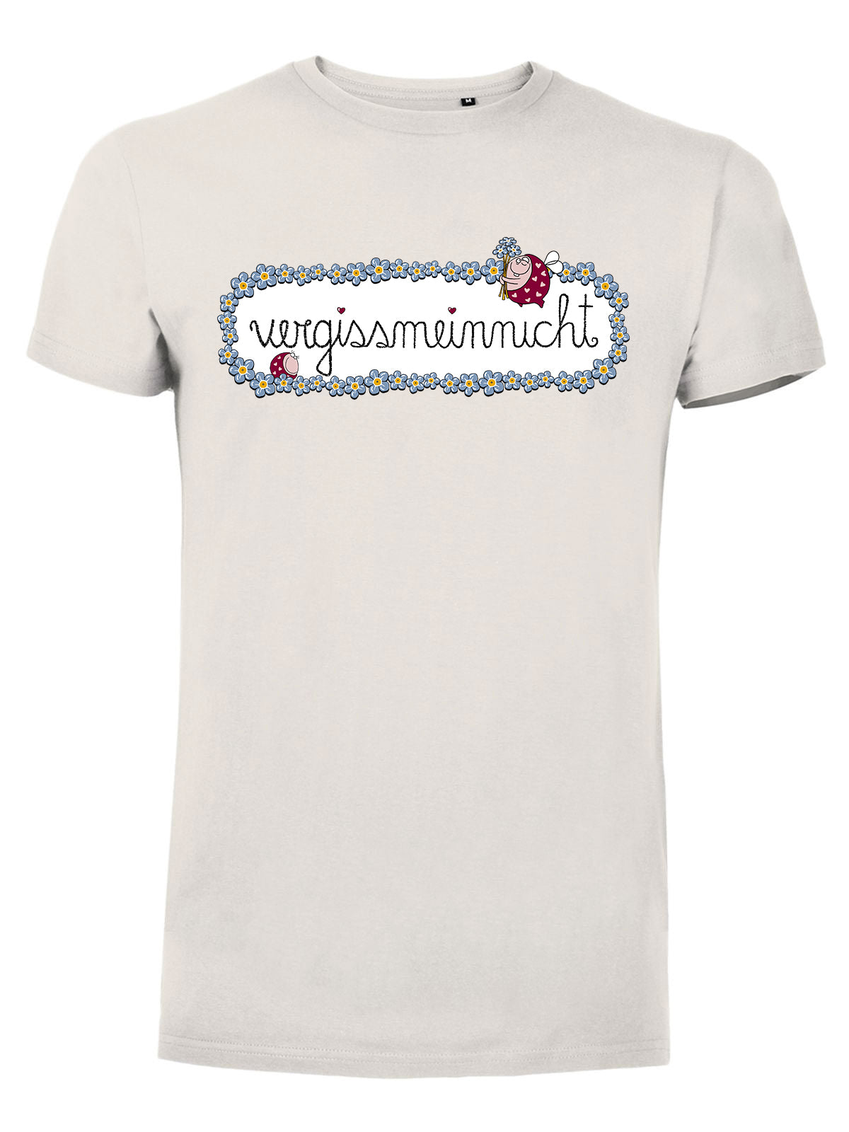 Jochen Gasser Damen T-Shirt – Vergissmeinnicht Design