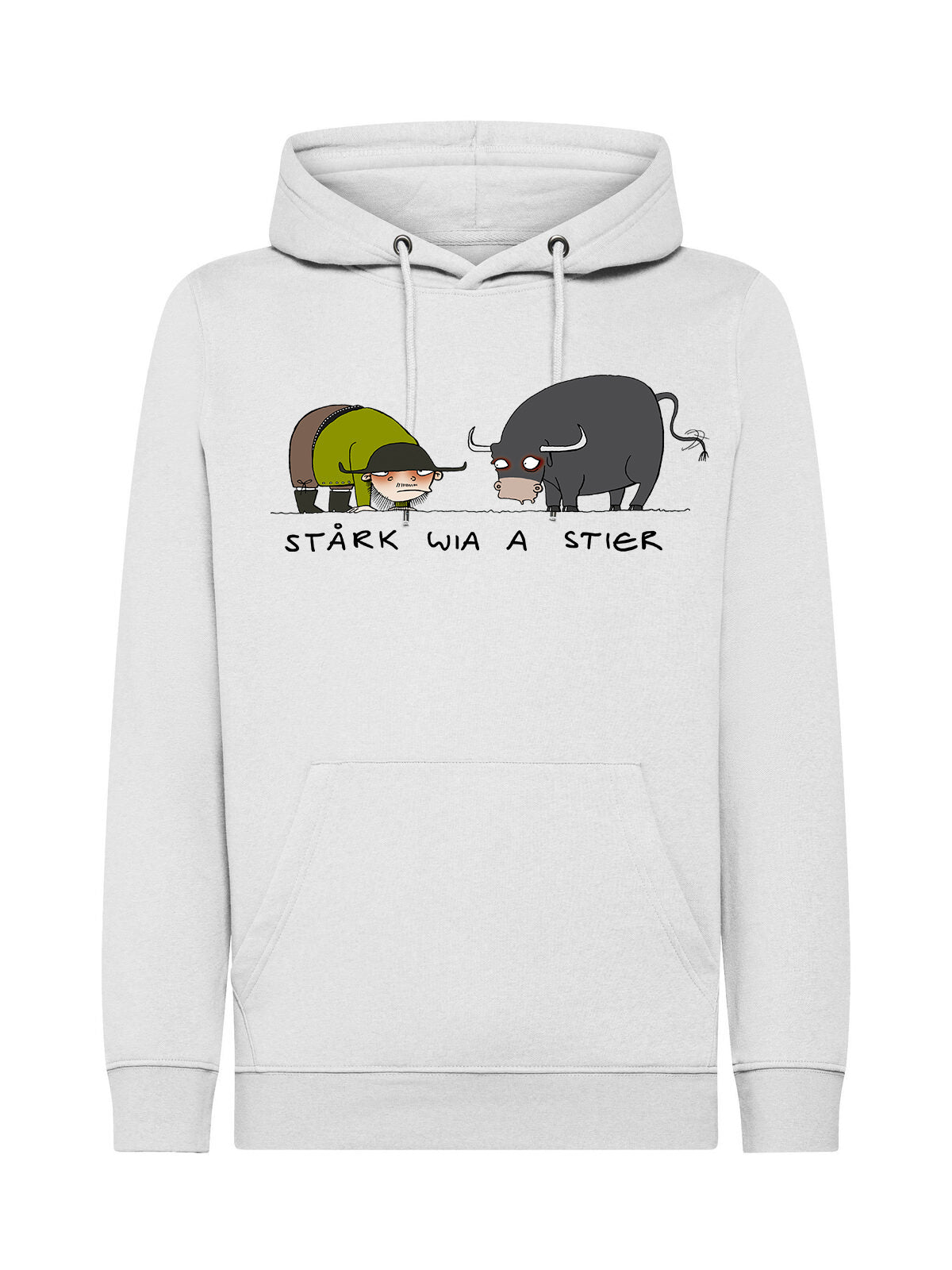 Jochen Gasser Unisex Hoodie – HOFER Strong as a Bull