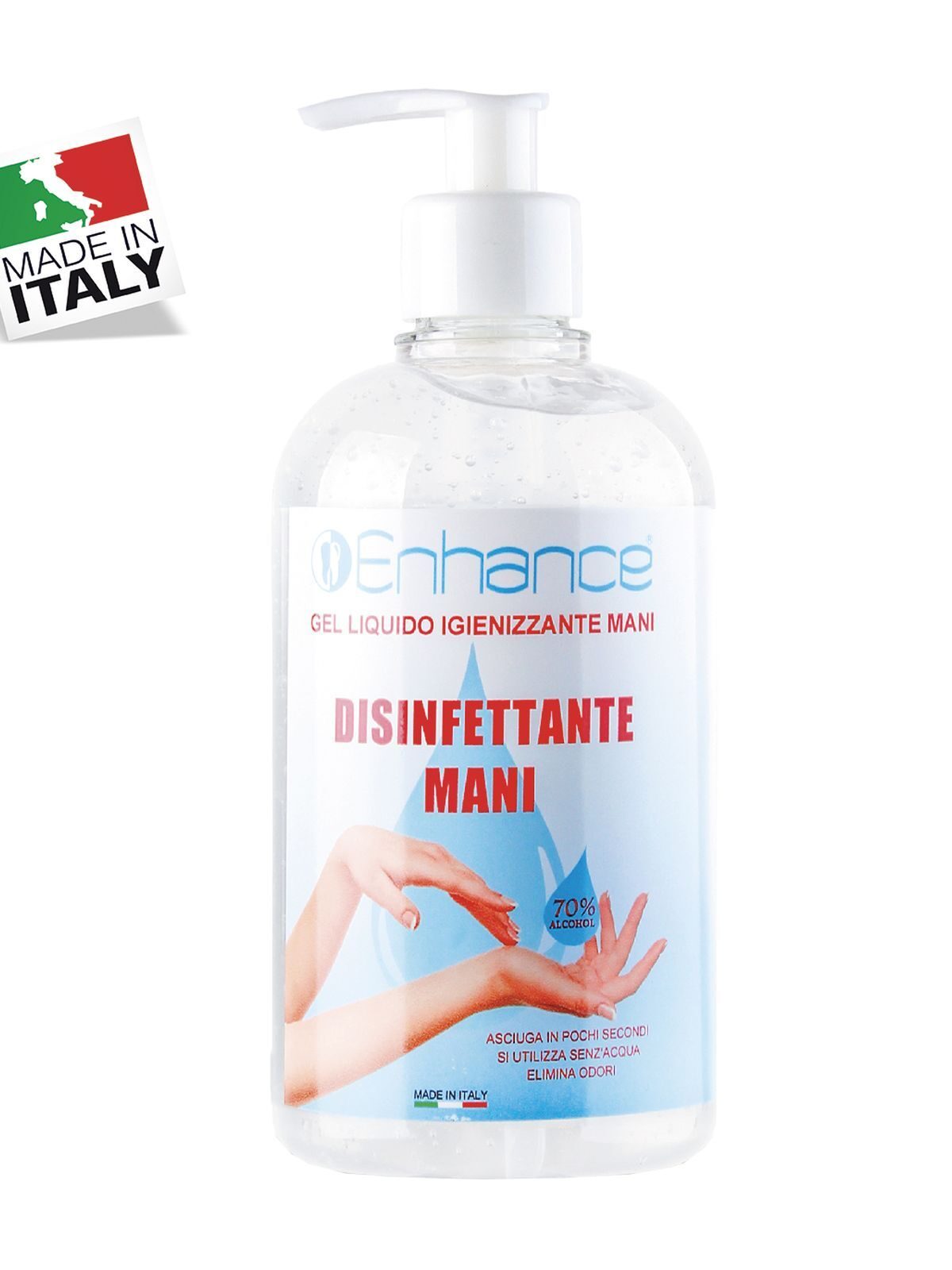 Gel igienizzante mani 500ml tappo dispenser Damen Schutzbekleidung – Black Spider – Farbe trasparent – individuell veredelbar