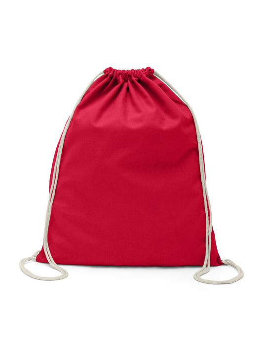 Cotton Gymsac Herren Tasche / Rucksack – Black Spider – Farbe classic red – individuell veredelbar
