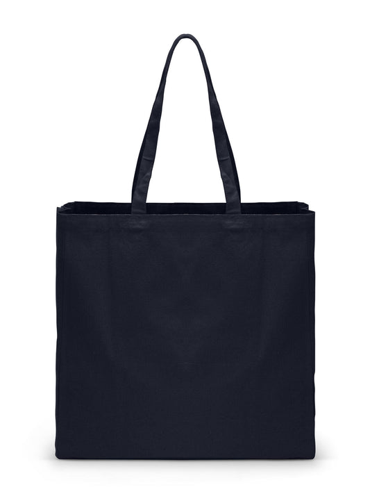 Organic Canvas Bag Herren Tasche / Rucksack – Black Spider – Farbe Navy – individuell veredelbar