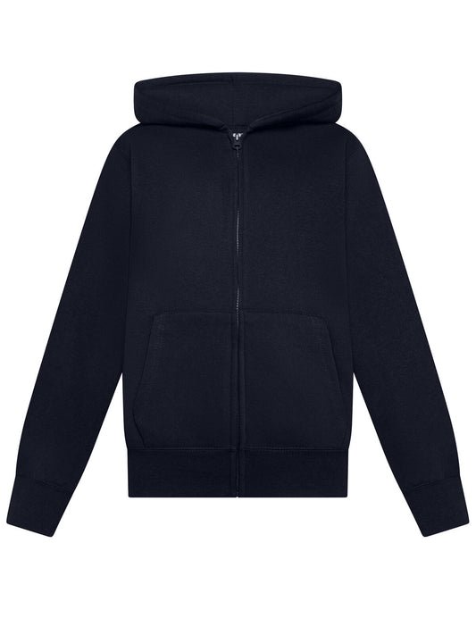 Vega Kids Kinder Sweatshirt / Hoodie – Black Spider – Farbe Navy – individuell veredelbar