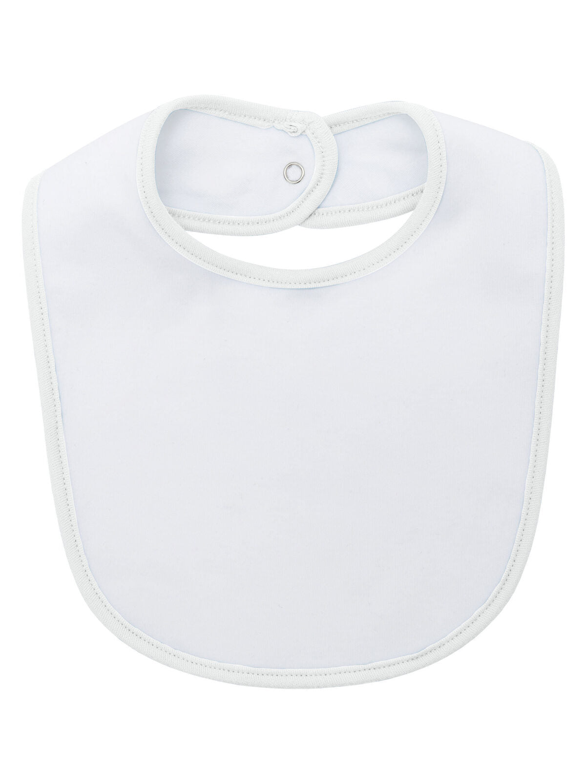 Baby bib double layer Babybekleidung – Black Spider – Farbe white/white – individuell veredelbar