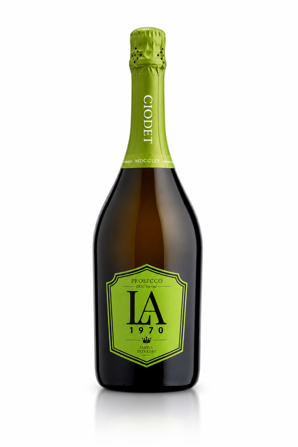Prosecco DOC Treviso Extra Dry SÀNTOL 0,75l – con etichetta personalizzata | LA1970