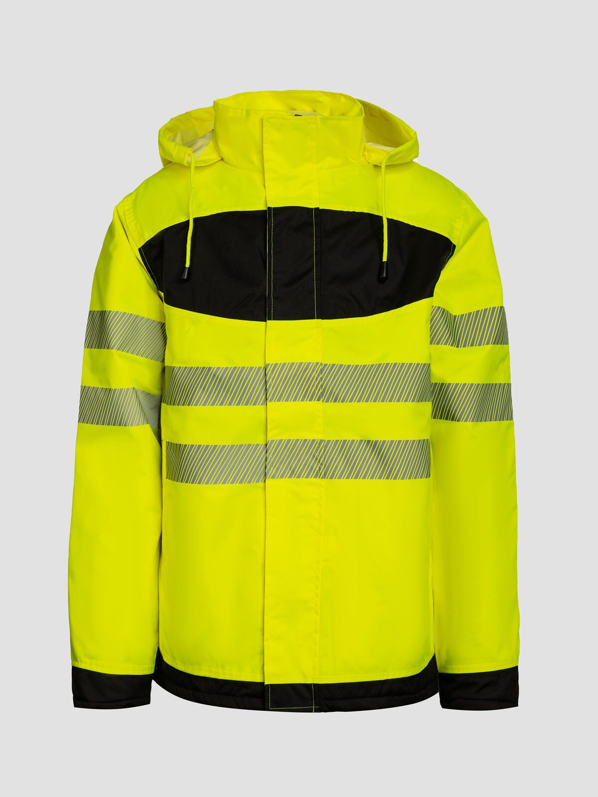 Winterparka Herren Jacke – Korntex – Farbe Yellow/Black – individuell veredelbar