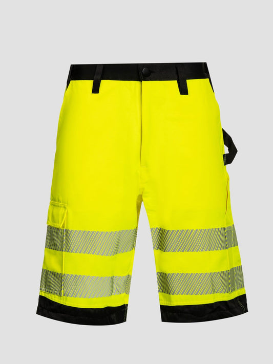Workwear Shorts Herren Hose / Rock – Korntex – Farbe Yellow/Black – individuell veredelbar