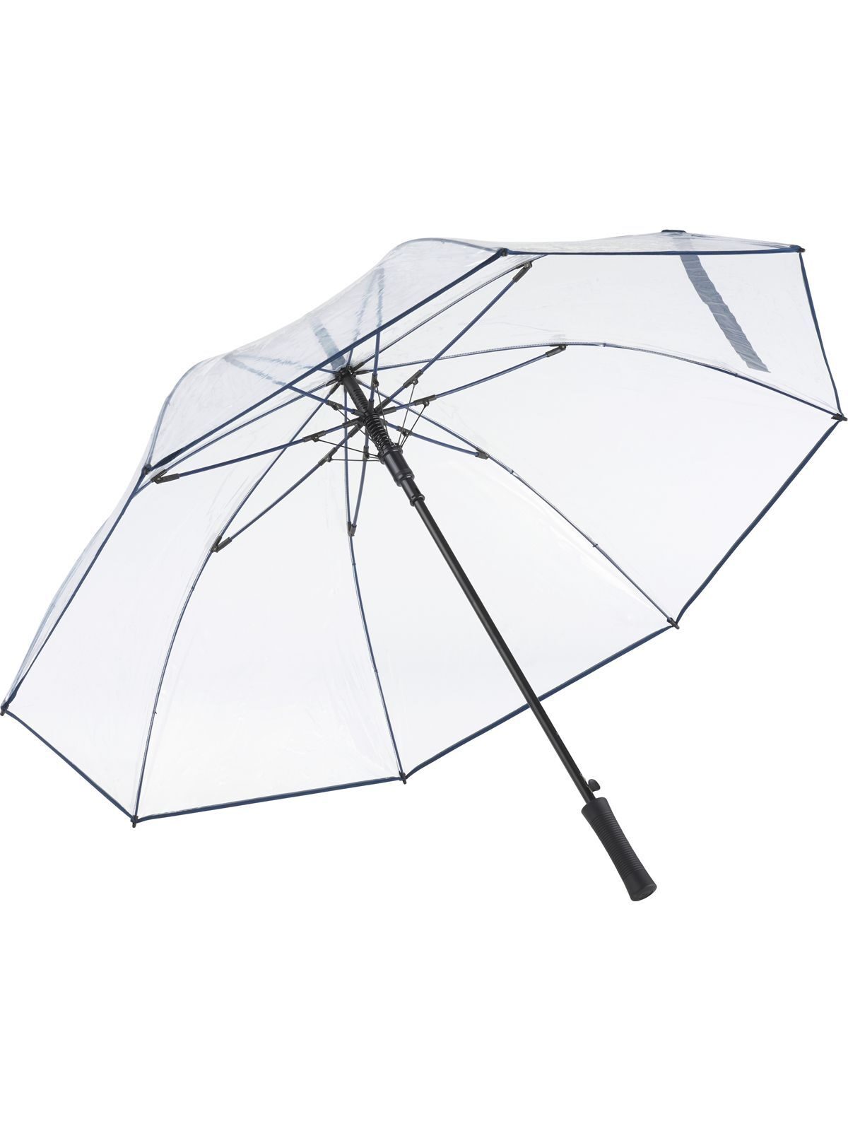 AC golf umbrella PURE Herren Regenschirm – FAre – Farbe Transparent-Navy – individuell veredelbar