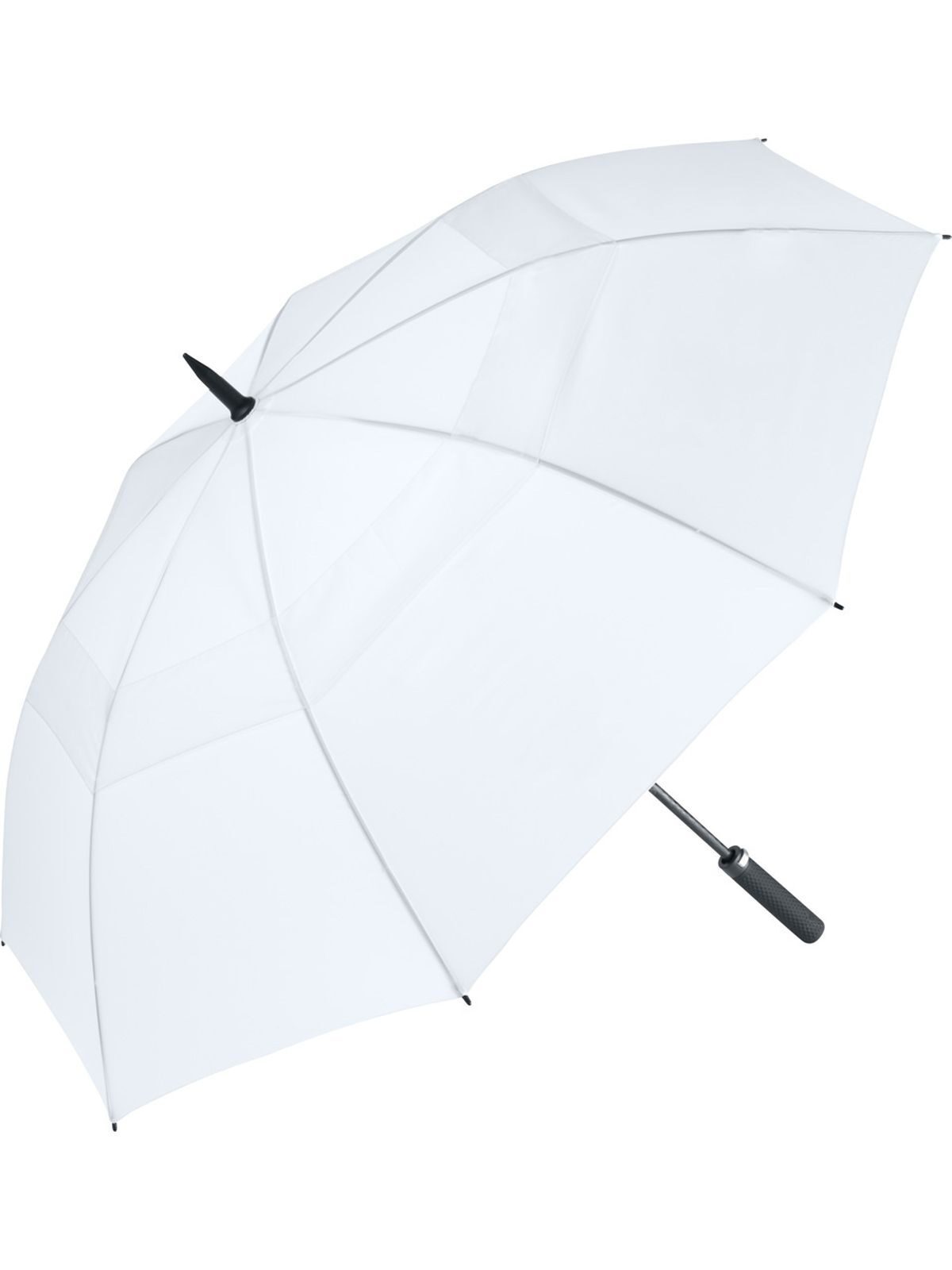 AC golf umbrella Fibermatic XL Vent Herren Regenschirm – FAre – Farbe Weiß – individuell veredelbar