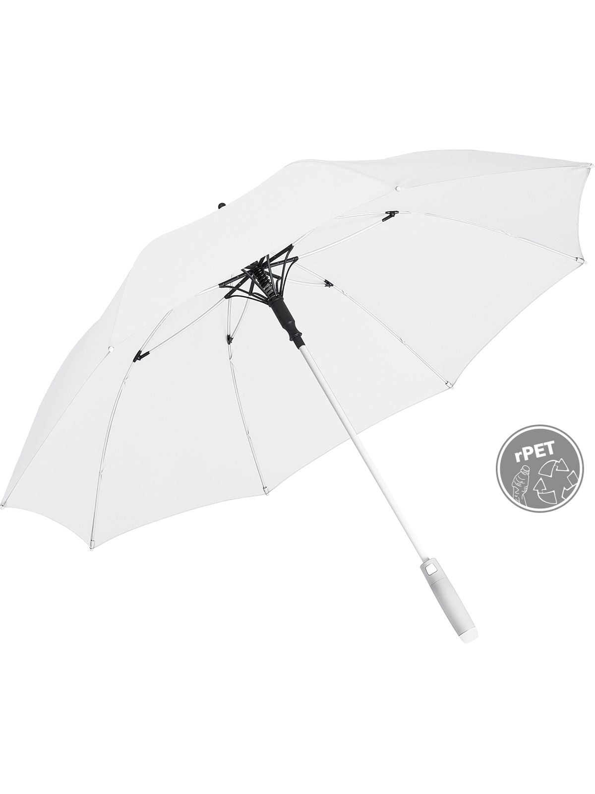 AC midsize umbrella -Whiteline Herren Regenschirm – FAre – Farbe Weiß – individuell veredelbar