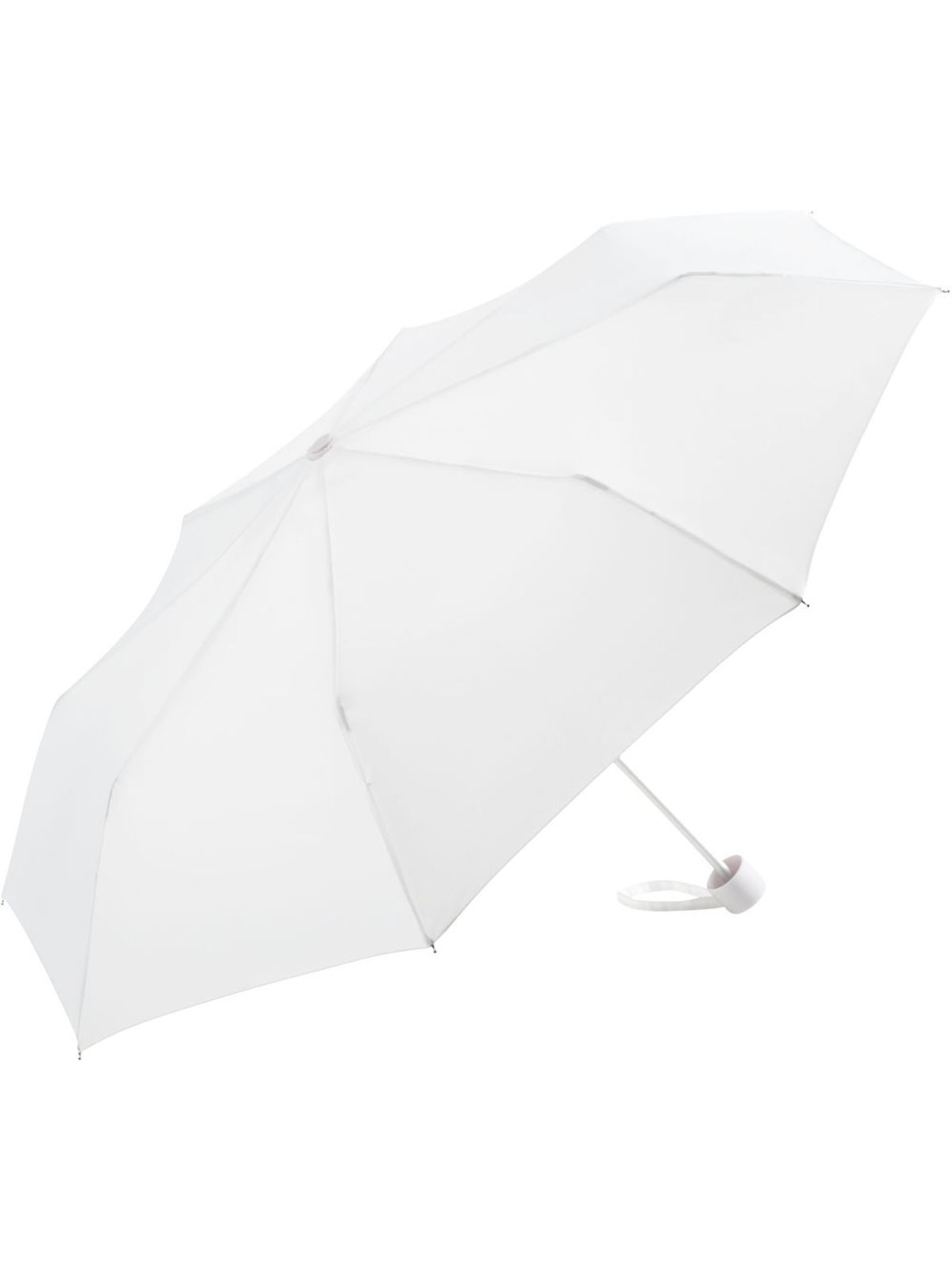 Alu mini umbrella Regenschirm – FAre – Farbe Weiß – individuell veredelbar