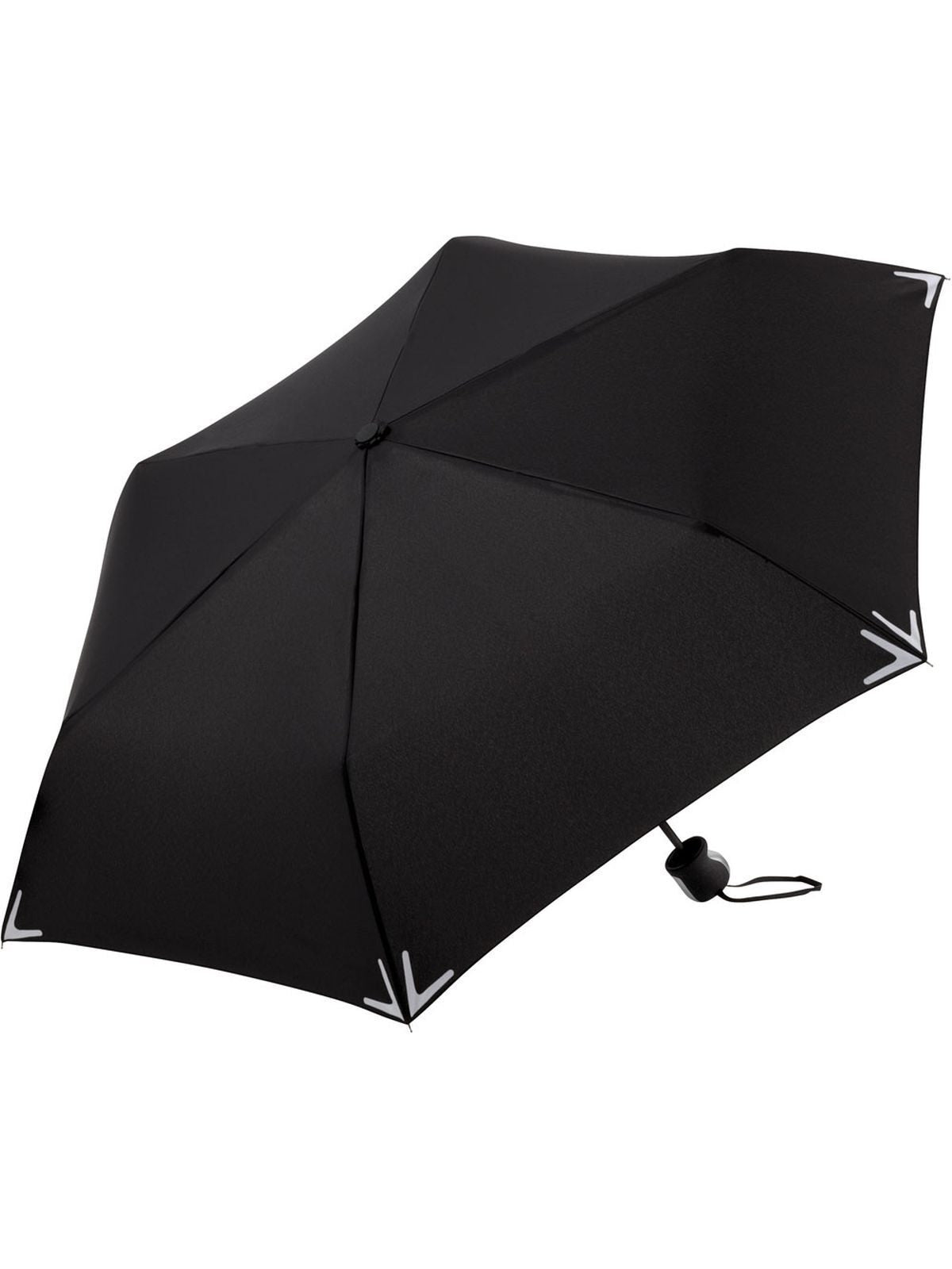 Mini umbrella Safebrella® Herren Regenschirm – FAre – Farbe Schwarz – individuell veredelbar