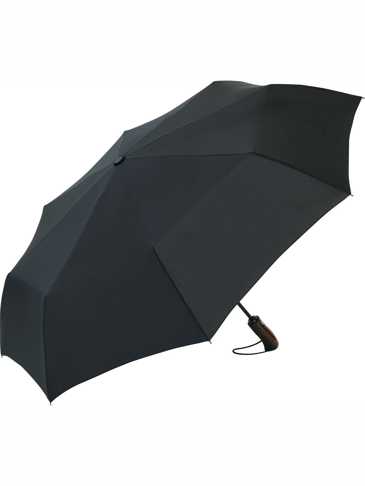 AOC oversize mini umbrella Stormmaster Herren Regenschirm – FAre – Farbe Black wS – individuell veredelbar