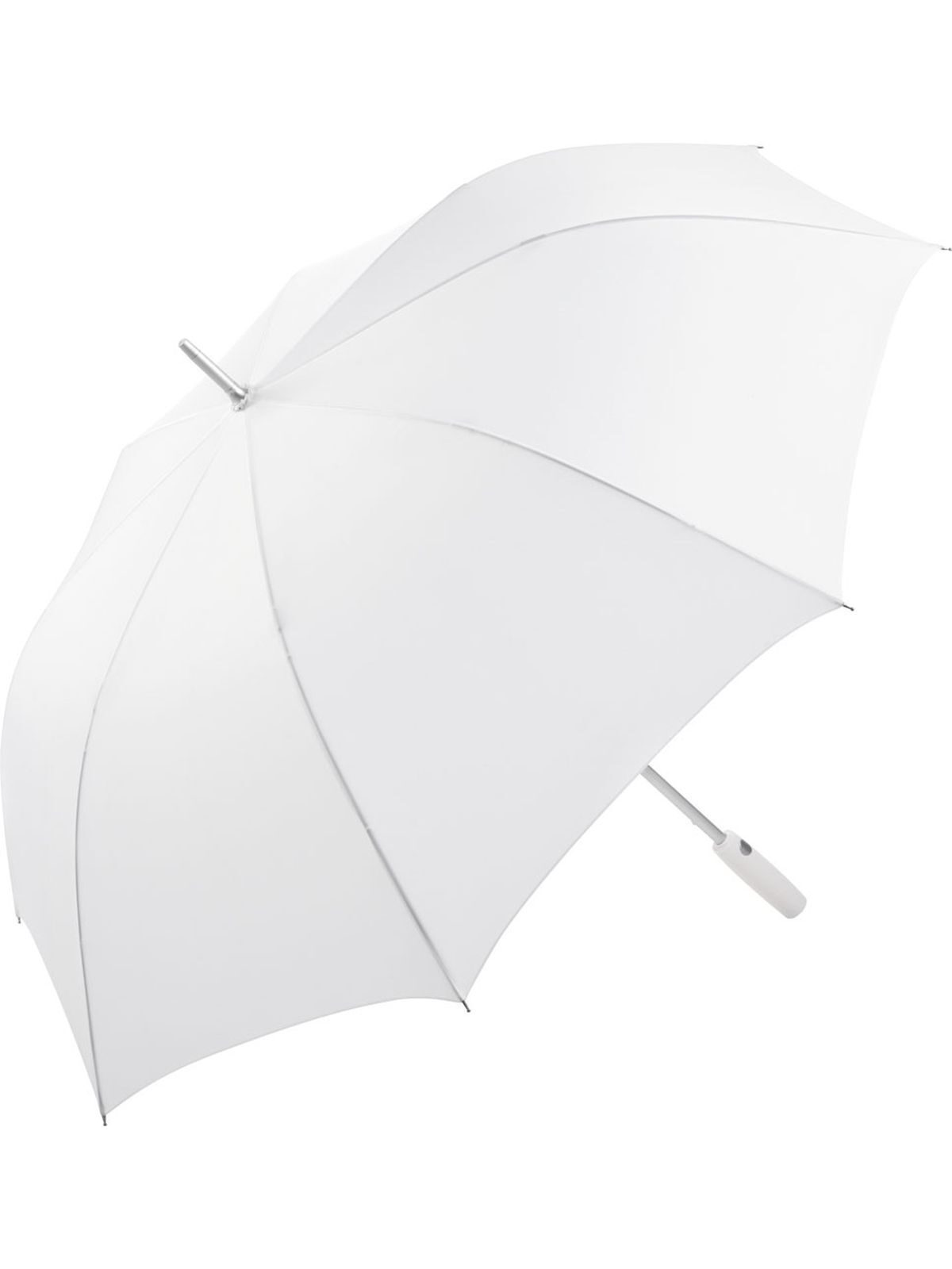 Alu golf umbrella ®-AC Herren Regenschirm – FAre – Farbe Weiß – individuell veredelbar