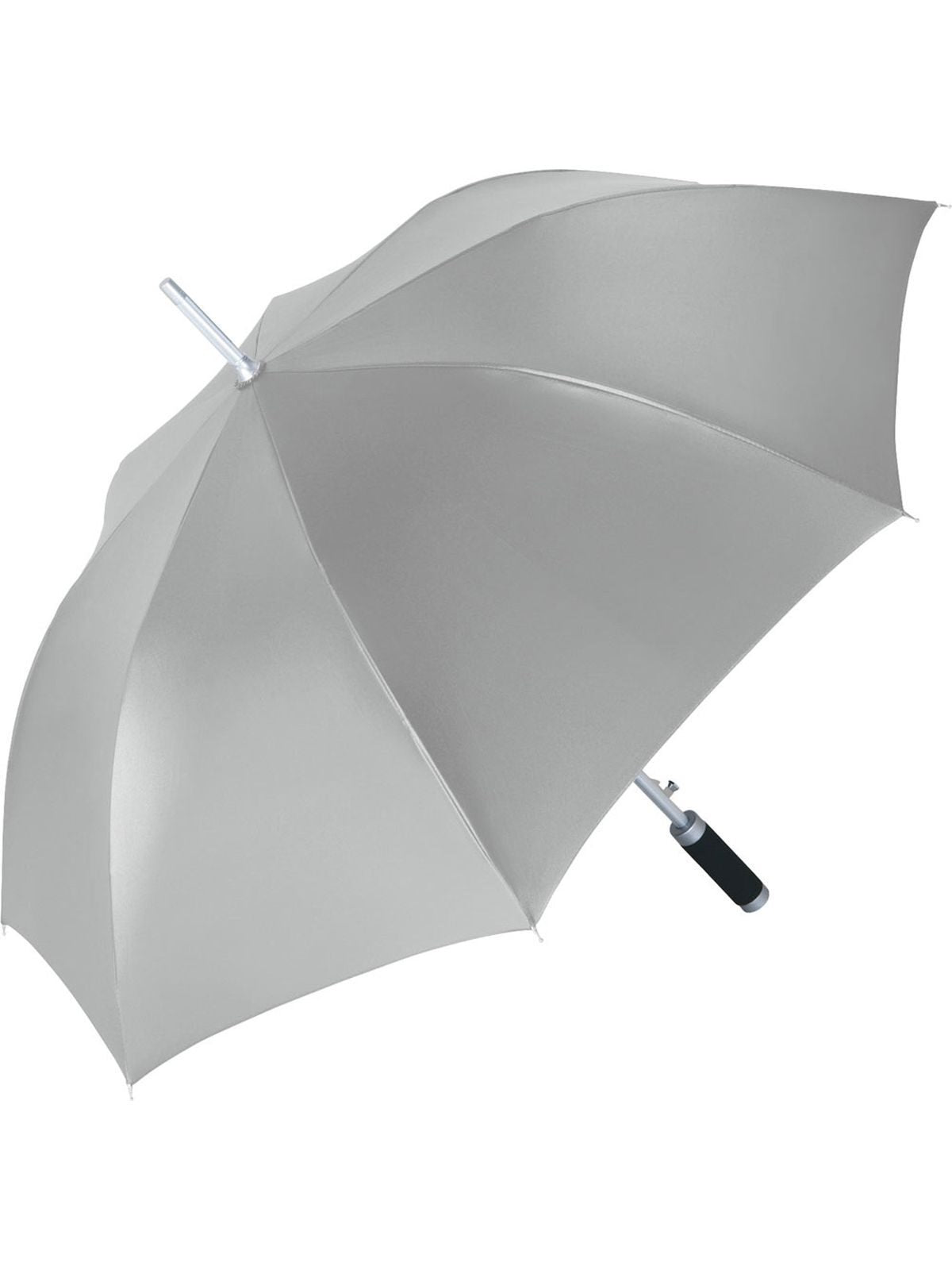 AC alu regular umbrella Windmatic Damen Regenschirm – FAre – Farbe Silver/Black – individuell veredelbar