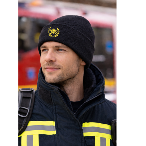 01 | Feuerwehr Strickmütze mit Thinsulate™ – Emblemstick