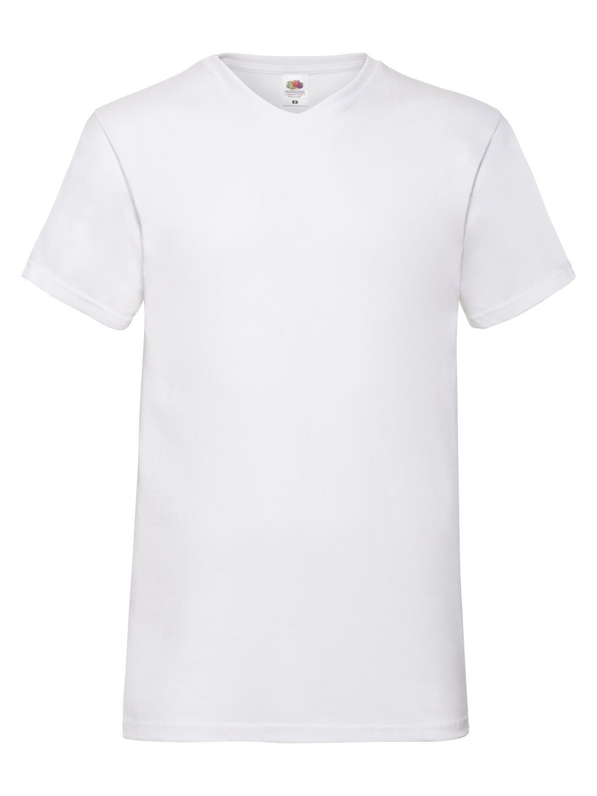 Valueweight V-Neck T T-Shirt – Fruit of the Loom – Farbe Weiß – individuell veredelbar