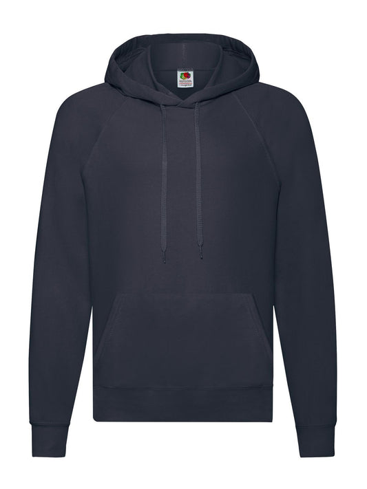 Lightweight Hooded Sweat Sweatshirt / Hoodie – Fruit of the Loom – Farbe deep navy – individuell veredelbar