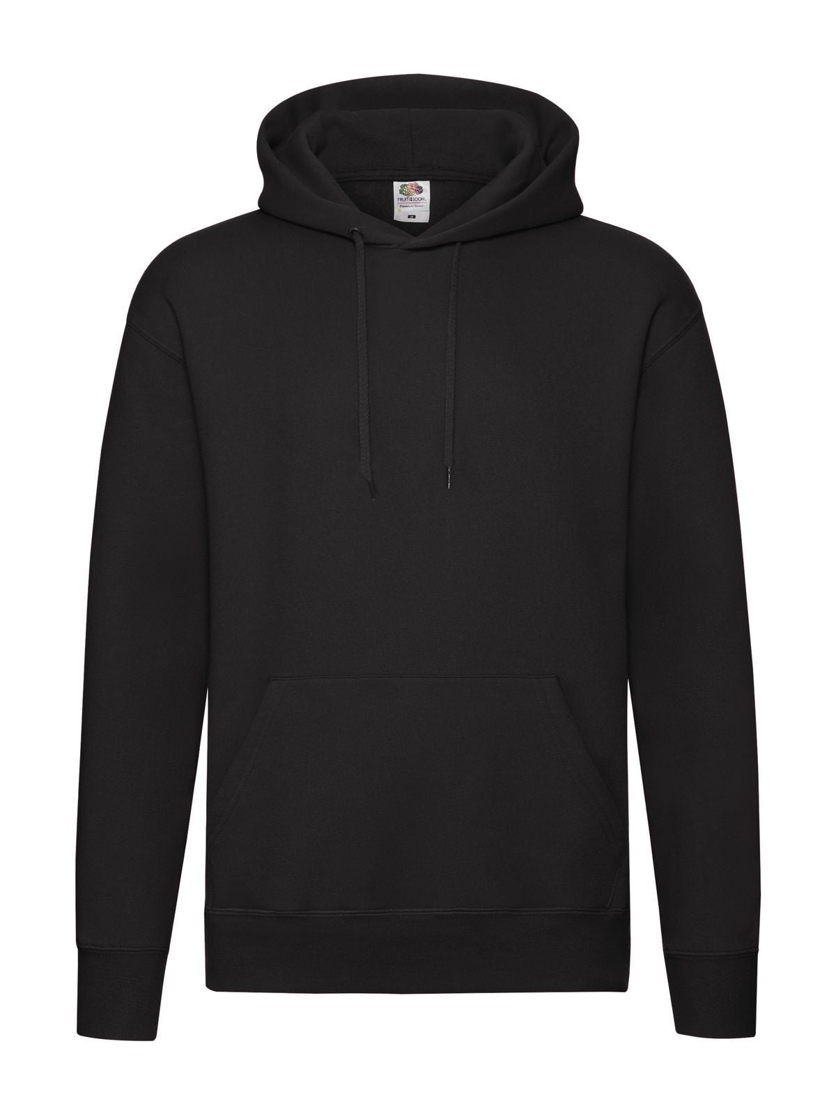 Premium Hooded Sweat Herren Sweatshirt / Hoodie – Fruit of the Loom – Farbe Schwarz – individuell veredelbar