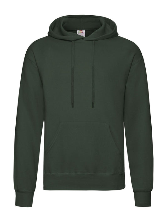 Classic Hooded Sweat Sweatshirt / Hoodie – Fruit of the Loom – Farbe bottle green – individuell veredelbar