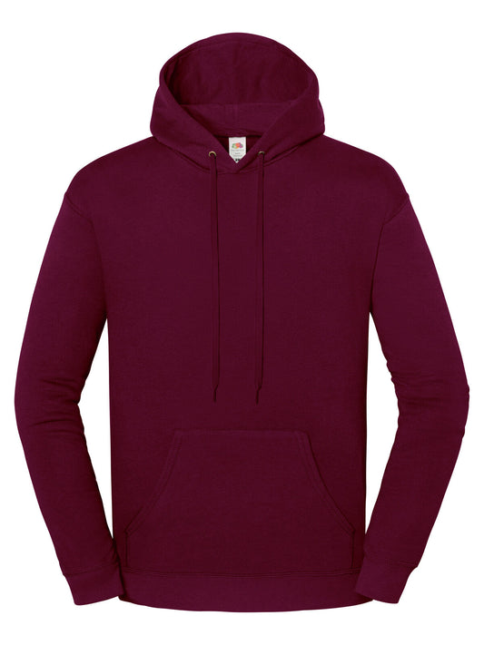 Iconic 250 Hooded Sweat Herren Sweatshirt / Hoodie – Fruit of the Loom – Farbe Burgundy – individuell veredelbar