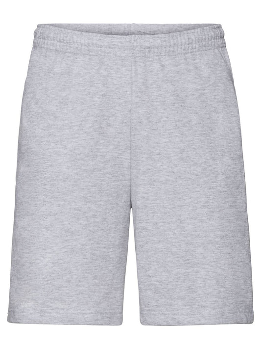 Lightweight Shorts Hose / Rock – Fruit of the Loom – Farbe heather grey – individuell veredelbar