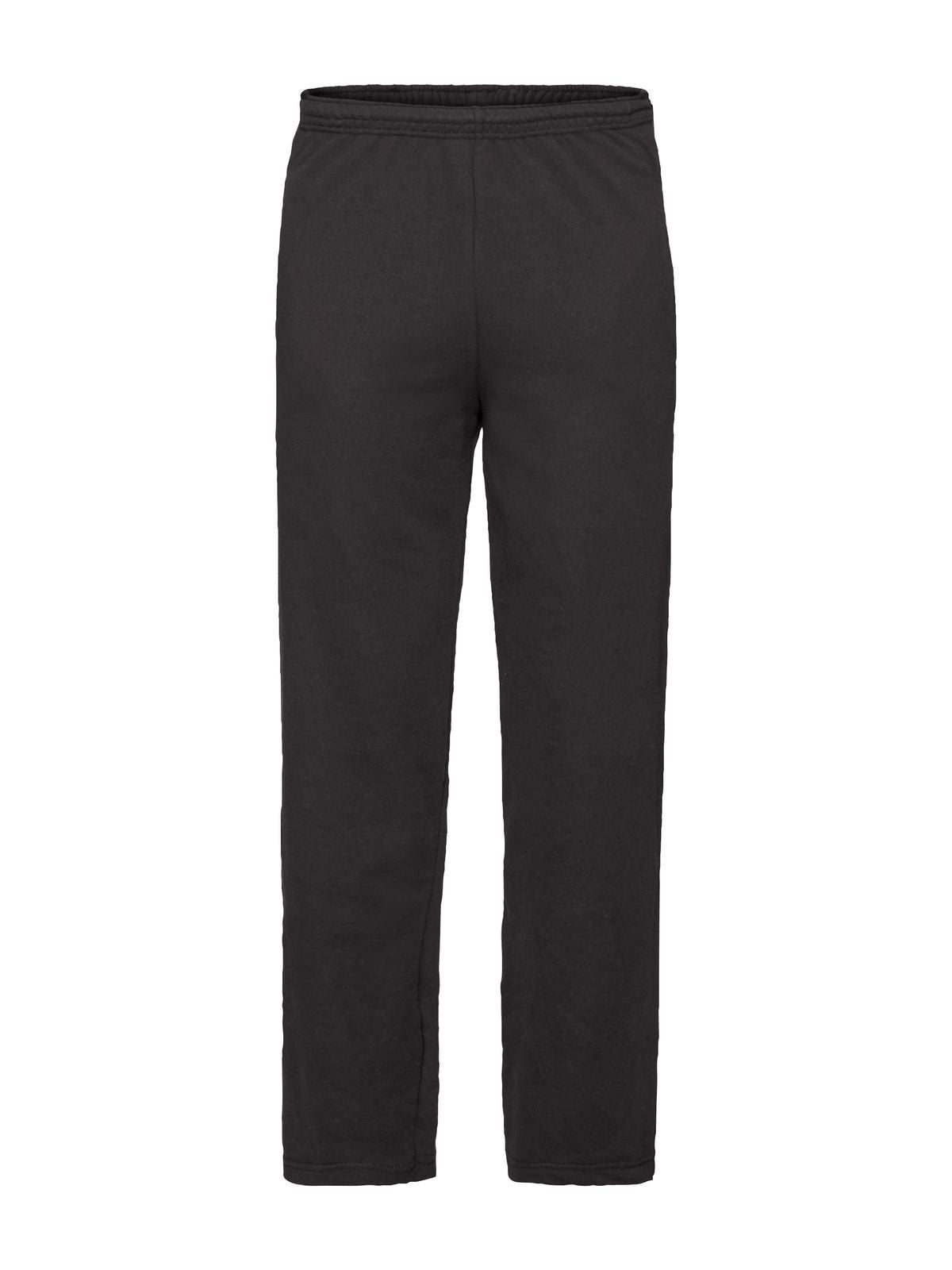 Lightweight Open Hem Jog Pants Hose / Rock – Fruit of the Loom – Farbe Schwarz – individuell veredelbar
