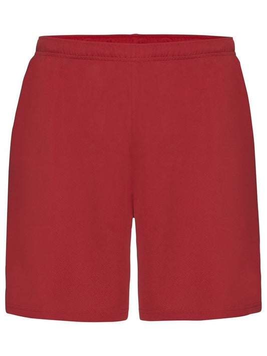 Performance Shorts Hose / Rock – Fruit of the Loom – Farbe Rot – individuell veredelbar