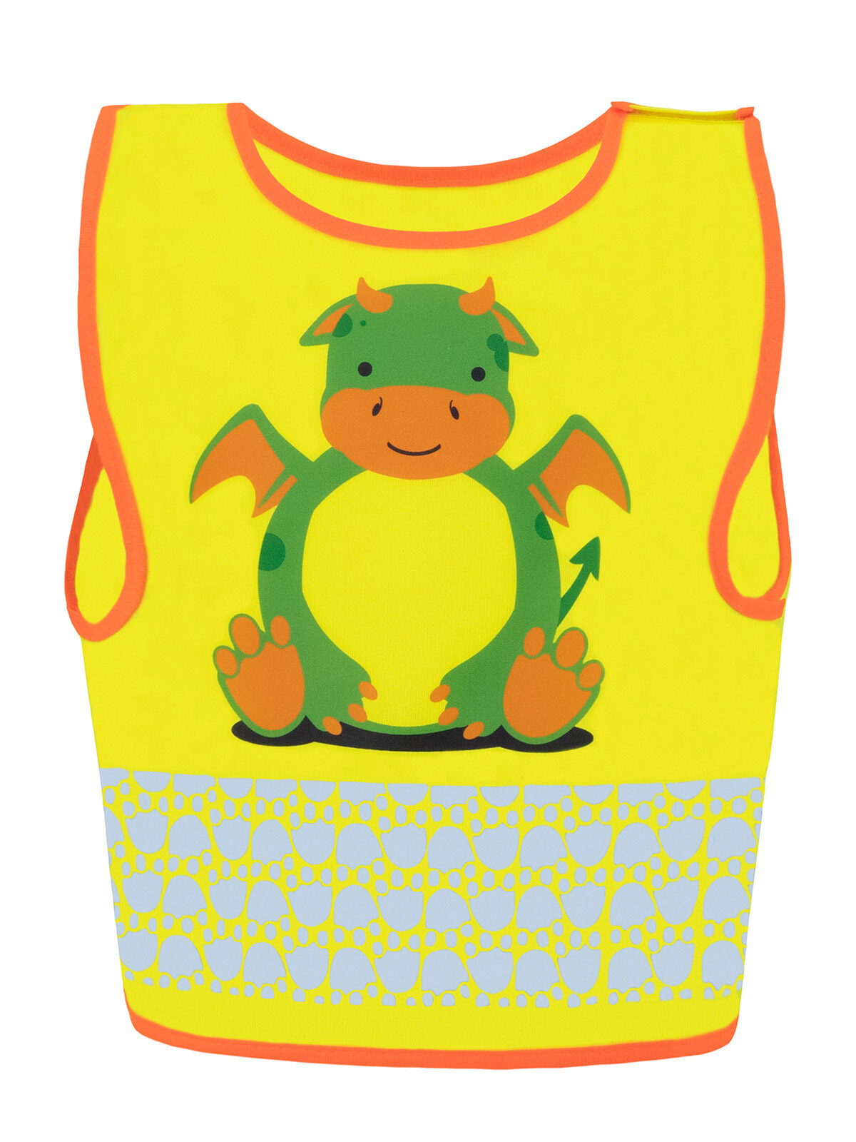 Funtastic Wildlife Kinder Warnweste / Sicherheitsweste – Korntex – Farbe Gelb – individuell veredelbar