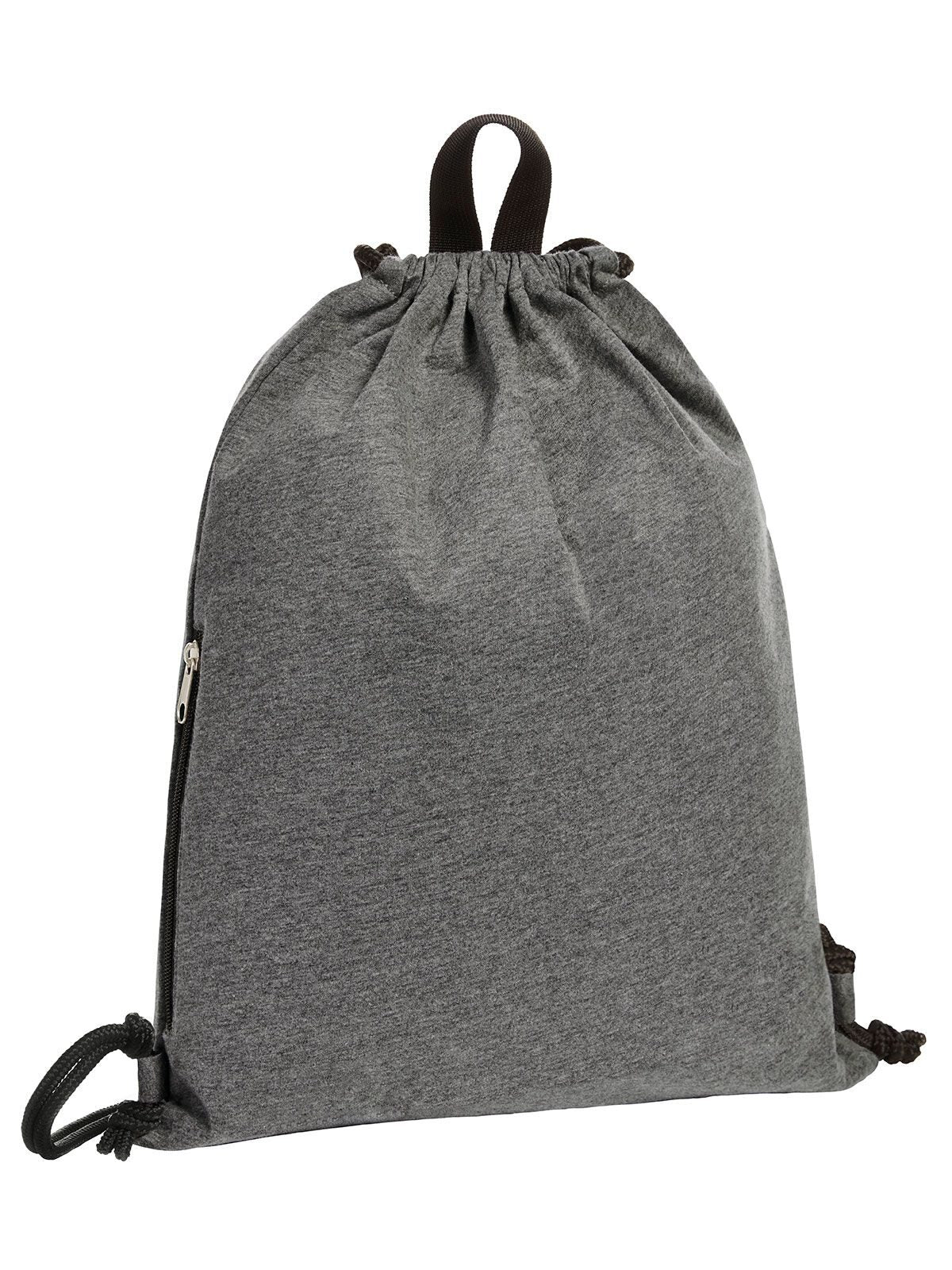 Drawstring Bag Jersey Herren Tasche / Rucksack – Halfar – Farbe Anthrazit – individuell veredelbar