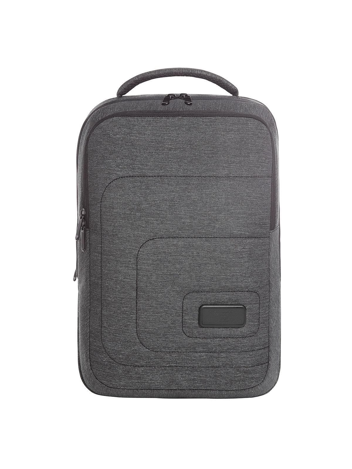 FRAME Notebook backpack Herren Tasche / Rucksack – Halfar – Farbe Black-Grey Melange – individuell veredelbar