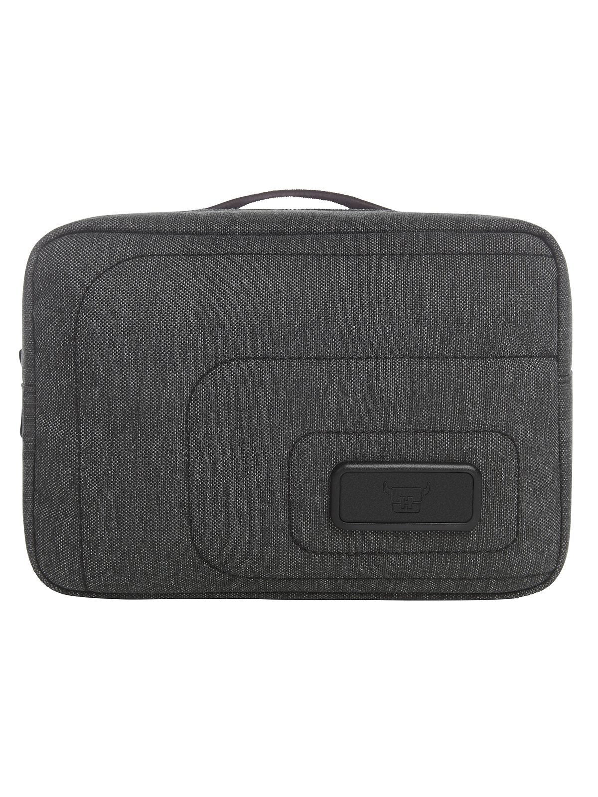 FRAME Zip bag Tasche / Rucksack – Halfar – Farbe Black-Grey Melange – individuell veredelbar