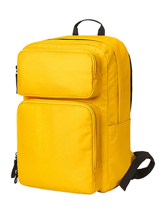 Notebook Backpack FELLOW Herren Tasche / Rucksack – Halfar – Farbe Gelb – individuell veredelbar