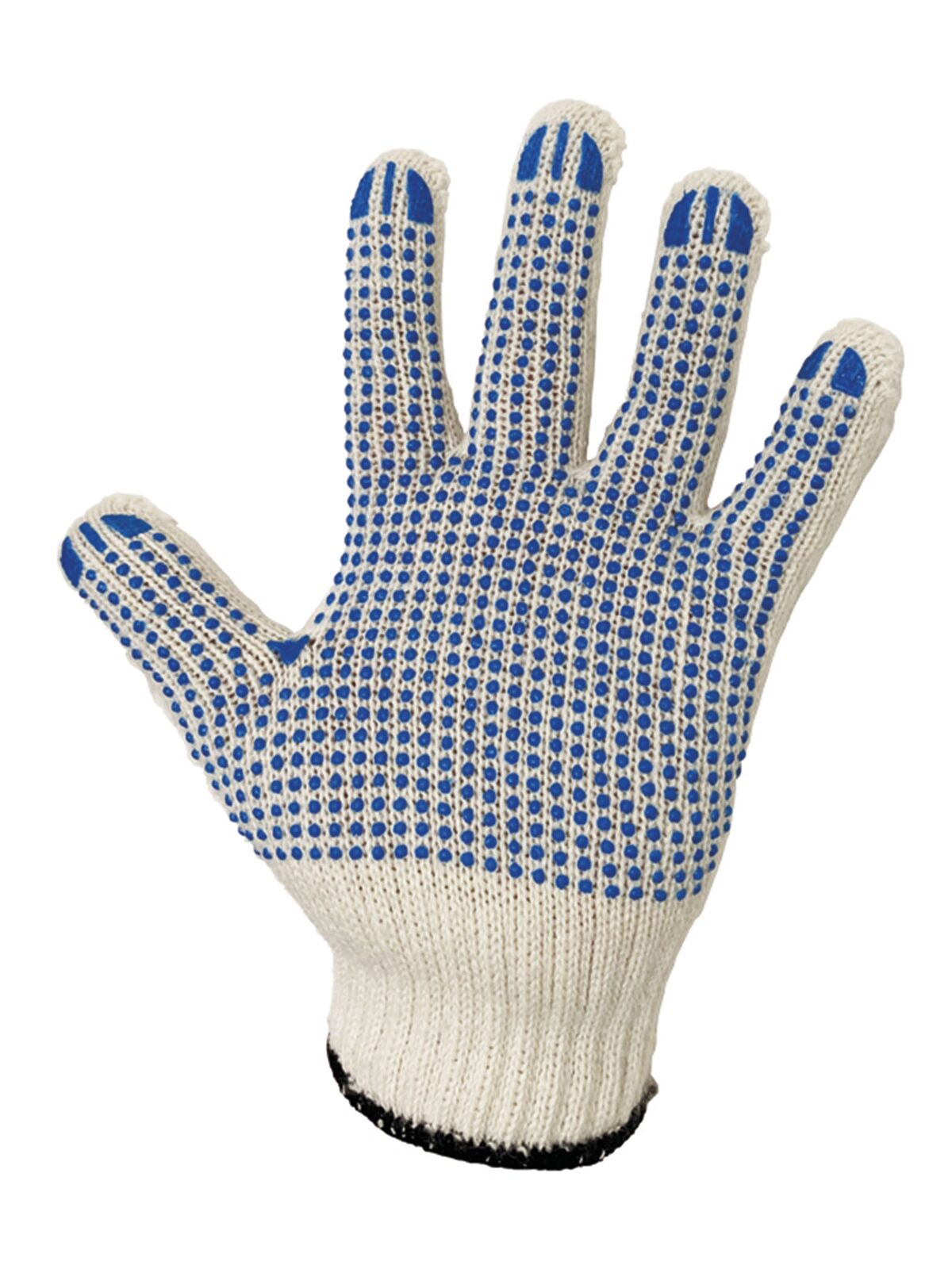 Coarse Knitted Glove 'Bursa' Herren Schal / Handschuhe – Korntex – Farbe Ecru/Blue – individuell veredelbar