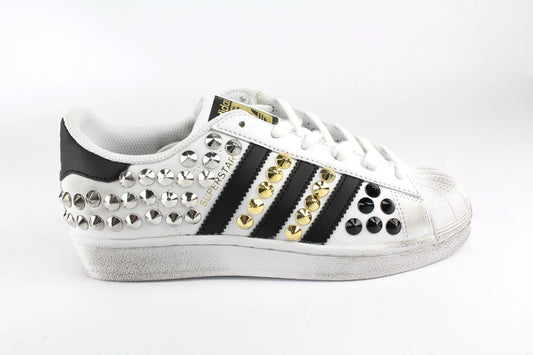 LA1970 Custom Sneakers – Adidas Superstar Total Borchie Tris