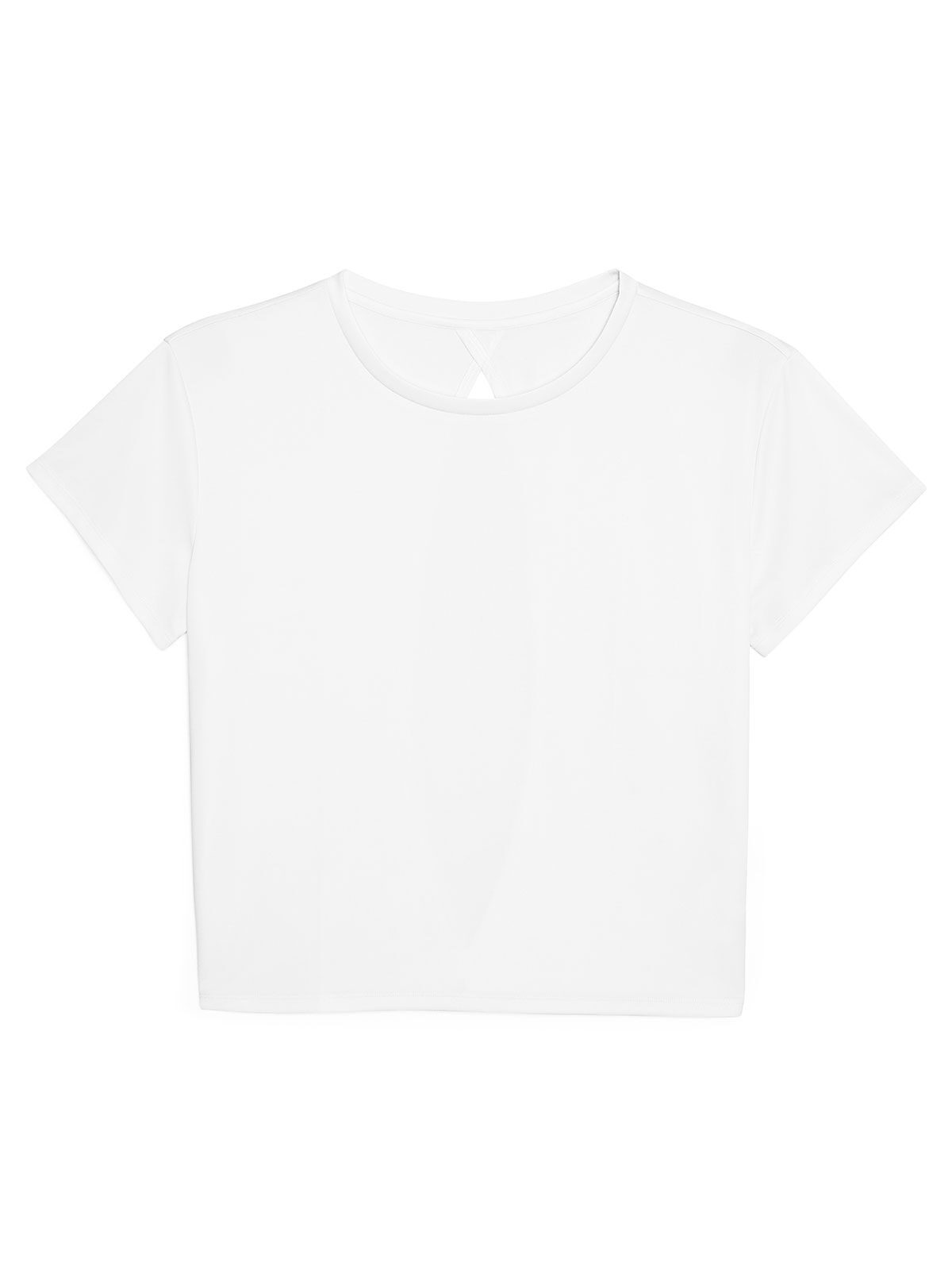 Open Back T Damen T-Shirt – Just Cool by AWDis – Farbe Weiß – individuell veredelbar