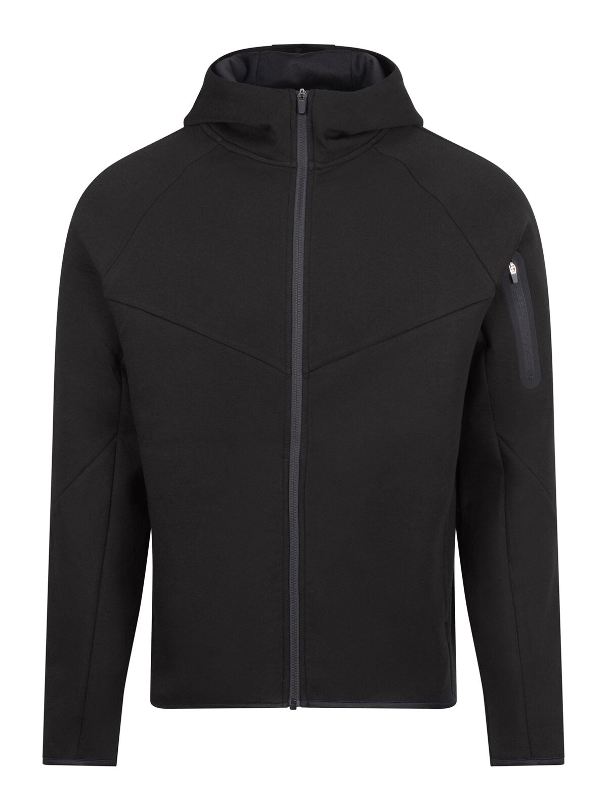 Adapt Fleece Zoodie Herren – Just Cool by AWDis – Farbe jet black – individuell veredelbar