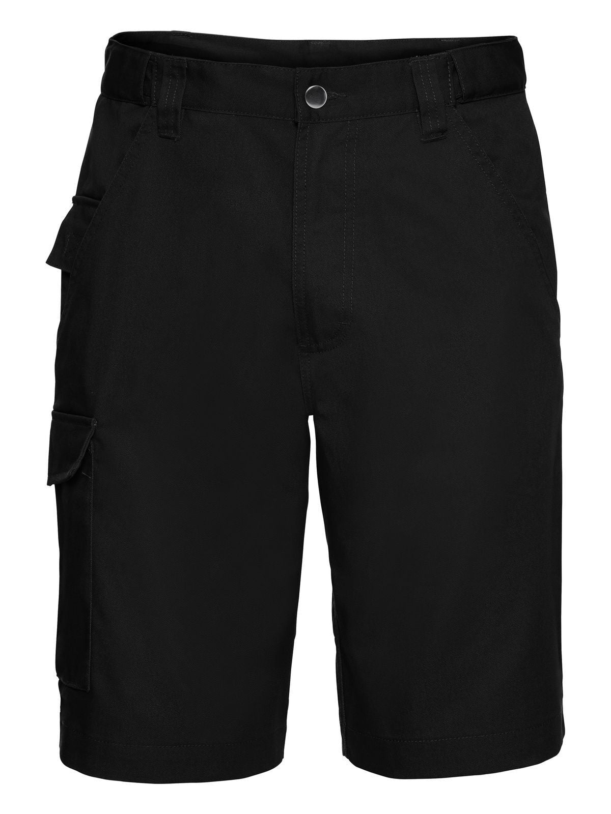 Adults' Polycotton Twill Shorts Hose / Rock – Russell – Farbe Schwarz – individuell veredelbar