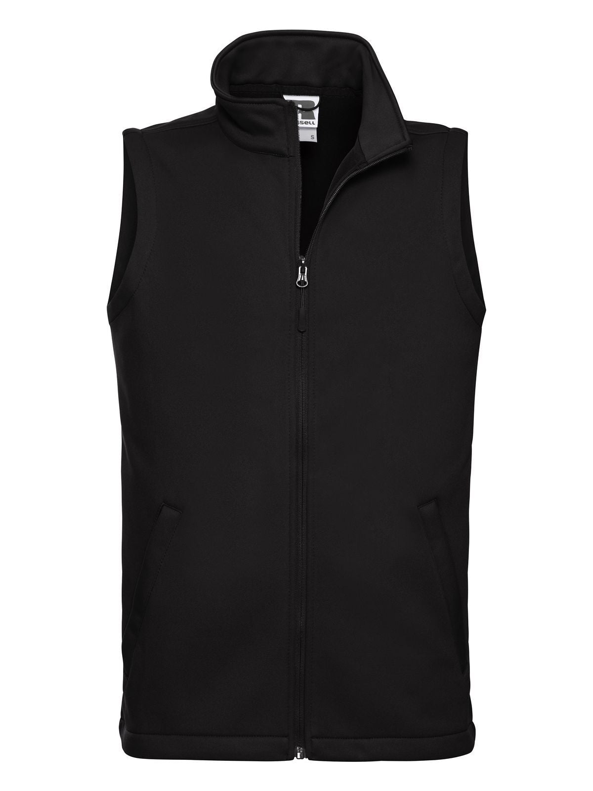 Smart Softshell Gilet Herren – Russell – Farbe Schwarz – individuell veredelbar