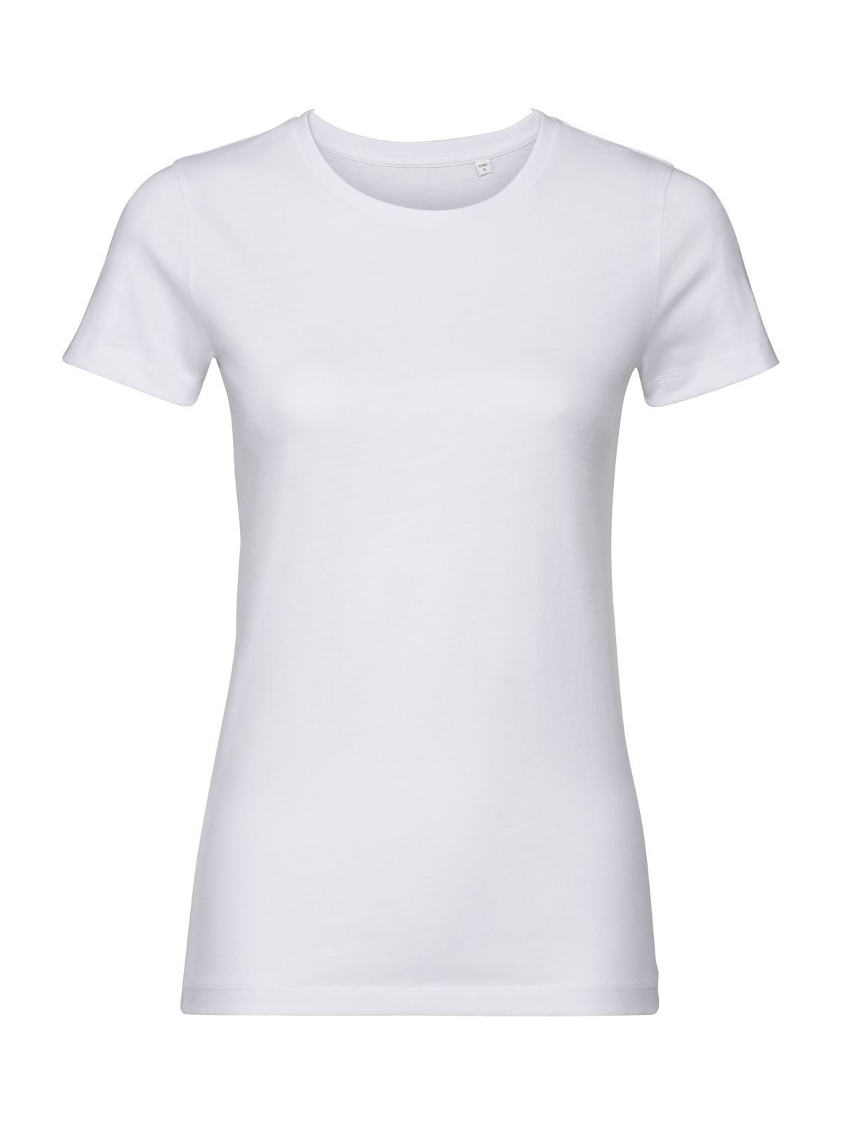 Ladies' Pure Organic Tee Damen T-Shirt – Russell – Farbe Weiß – individuell veredelbar
