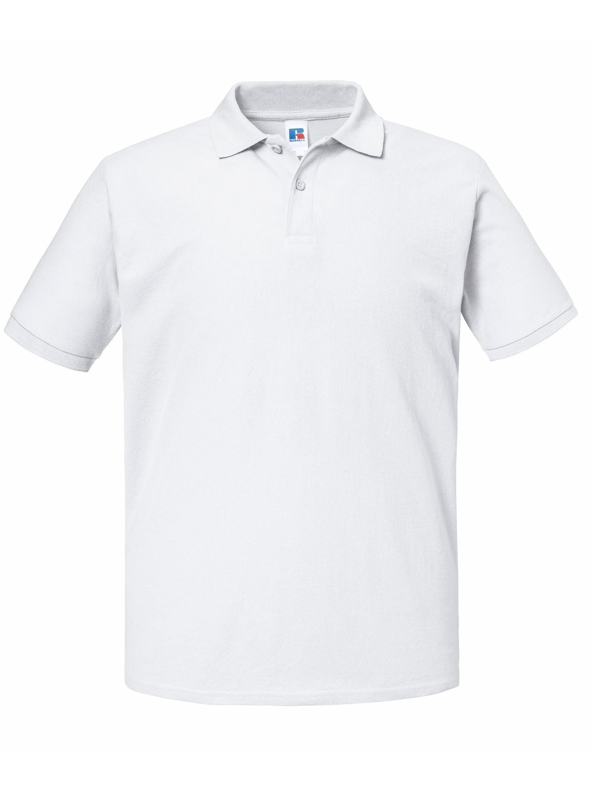 Authentic Eco Polo Poloshirt – Russell – Farbe Weiß – individuell veredelbar