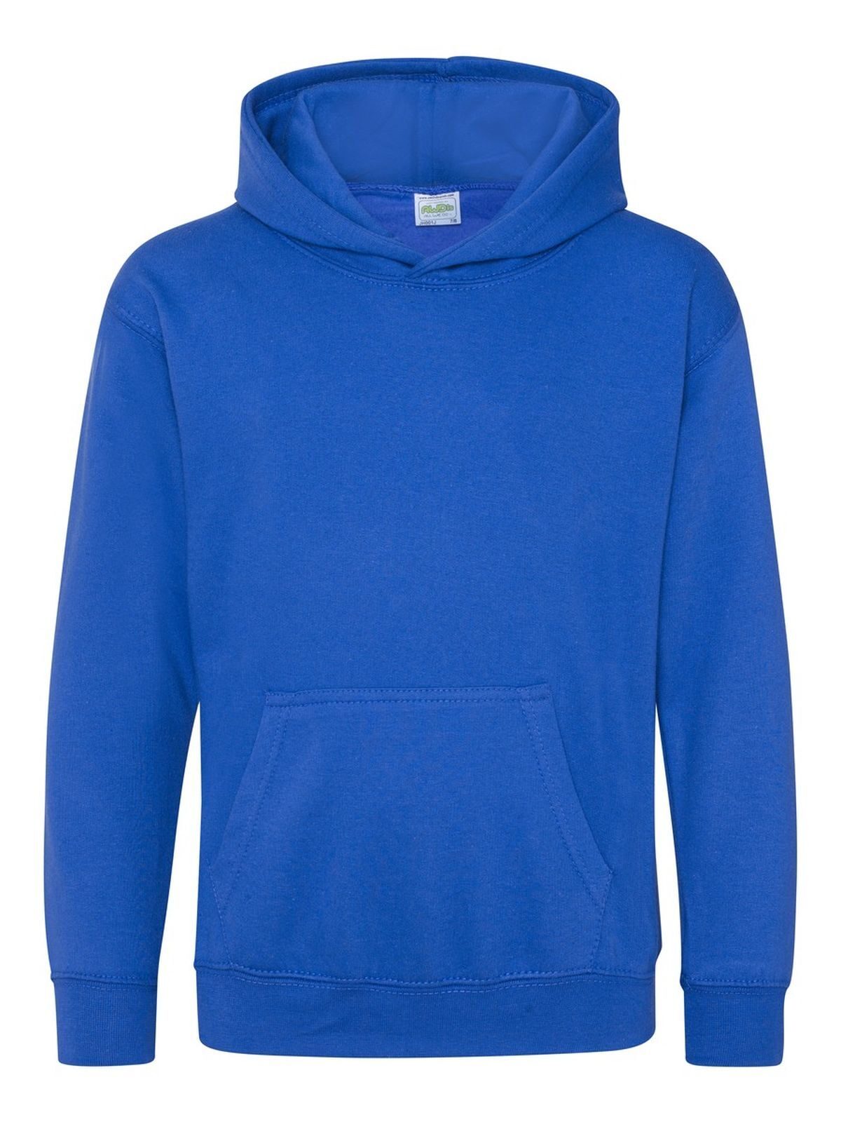 Organic Hoodie Kinder Sweatshirt / Hoodie – Just Hoods by AWDis – Farbe Royalblau – individuell veredelbar