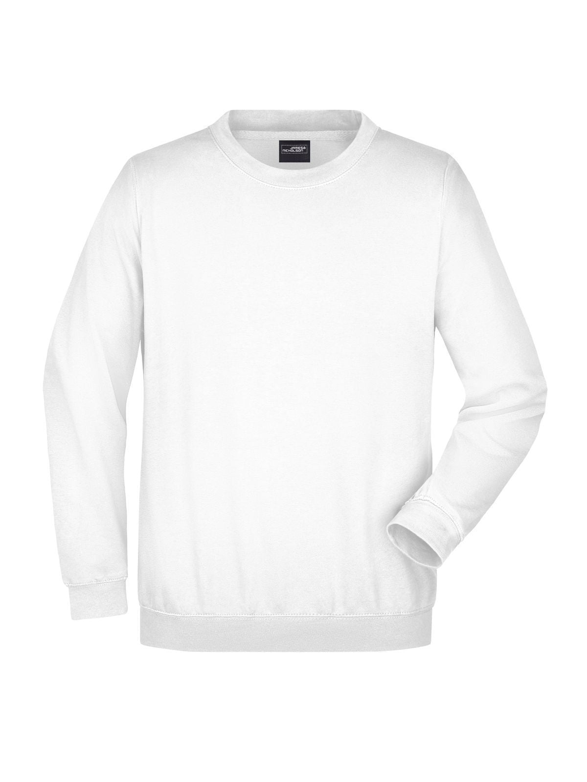 Round Sweat Heavy Herren Sweatshirt / Hoodie – Daiber – Farbe Weiß – individuell veredelbar