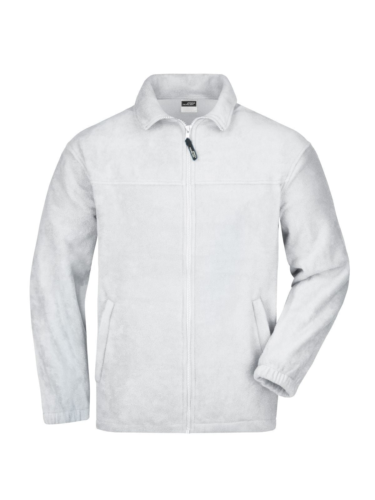 Full-Zip Fleece – Daiber – Farbe Weiß – individuell veredelbar