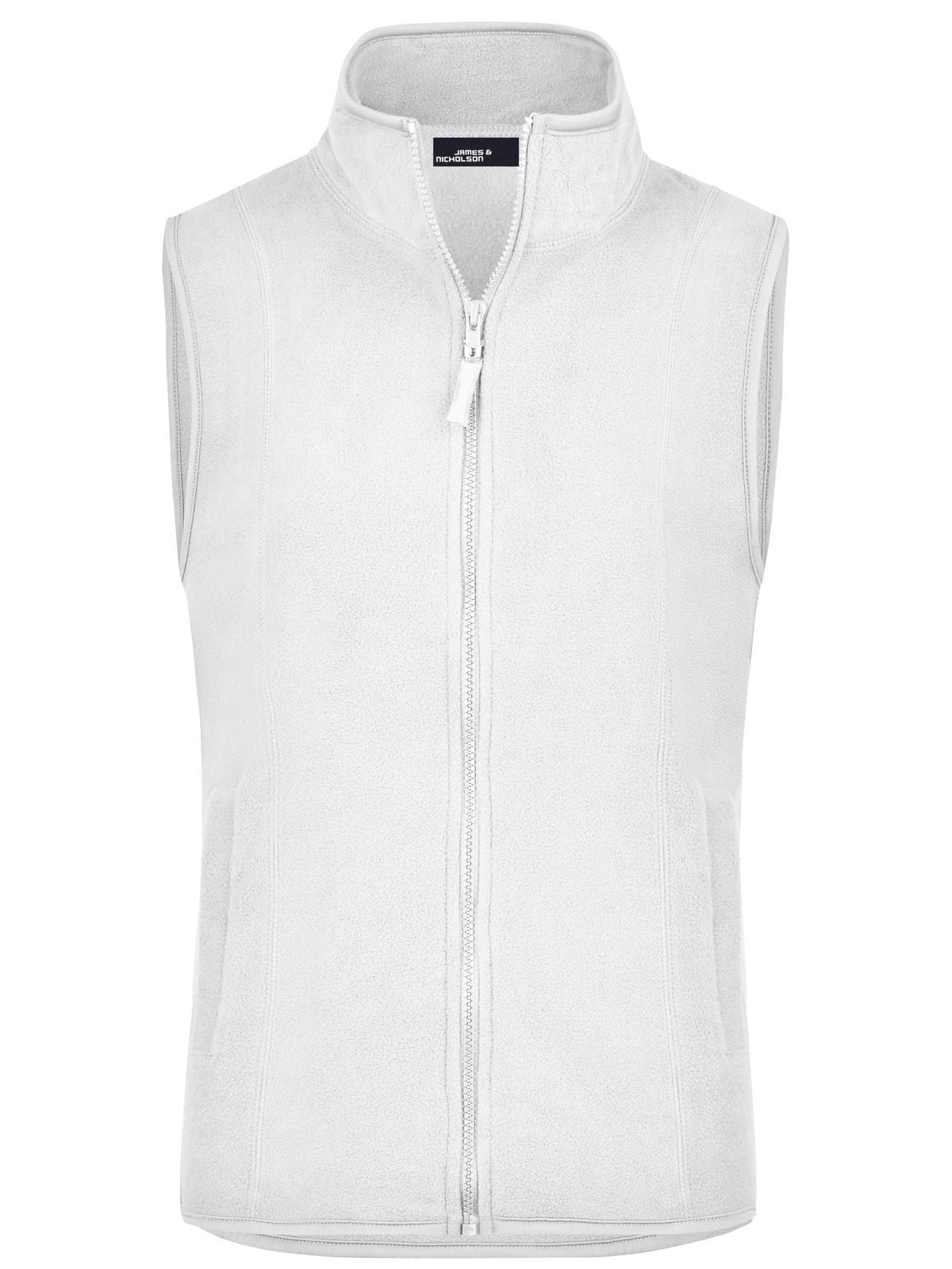 Girly Microfleece Vest Damen – Daiber – Farbe Weiß – individuell veredelbar