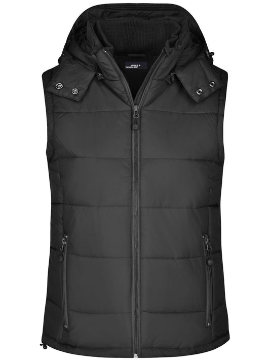 Ladies' Padded Vest Damen Jacke – Daiber – Farbe Schwarz – individuell veredelbar