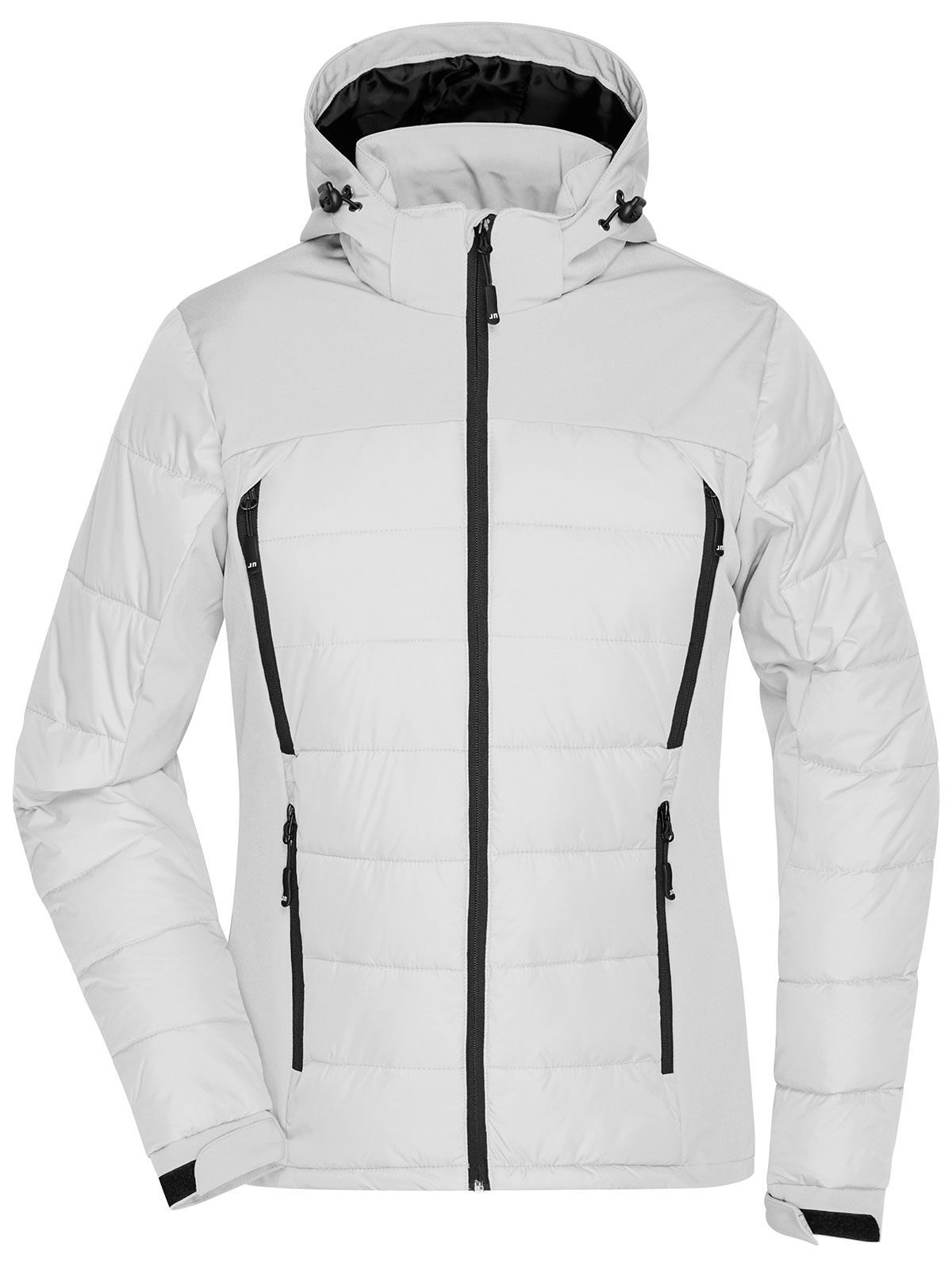 Ladies' Outdoor Hybrid Jacket Damen – Daiber – Farbe Weiß – individuell veredelbar