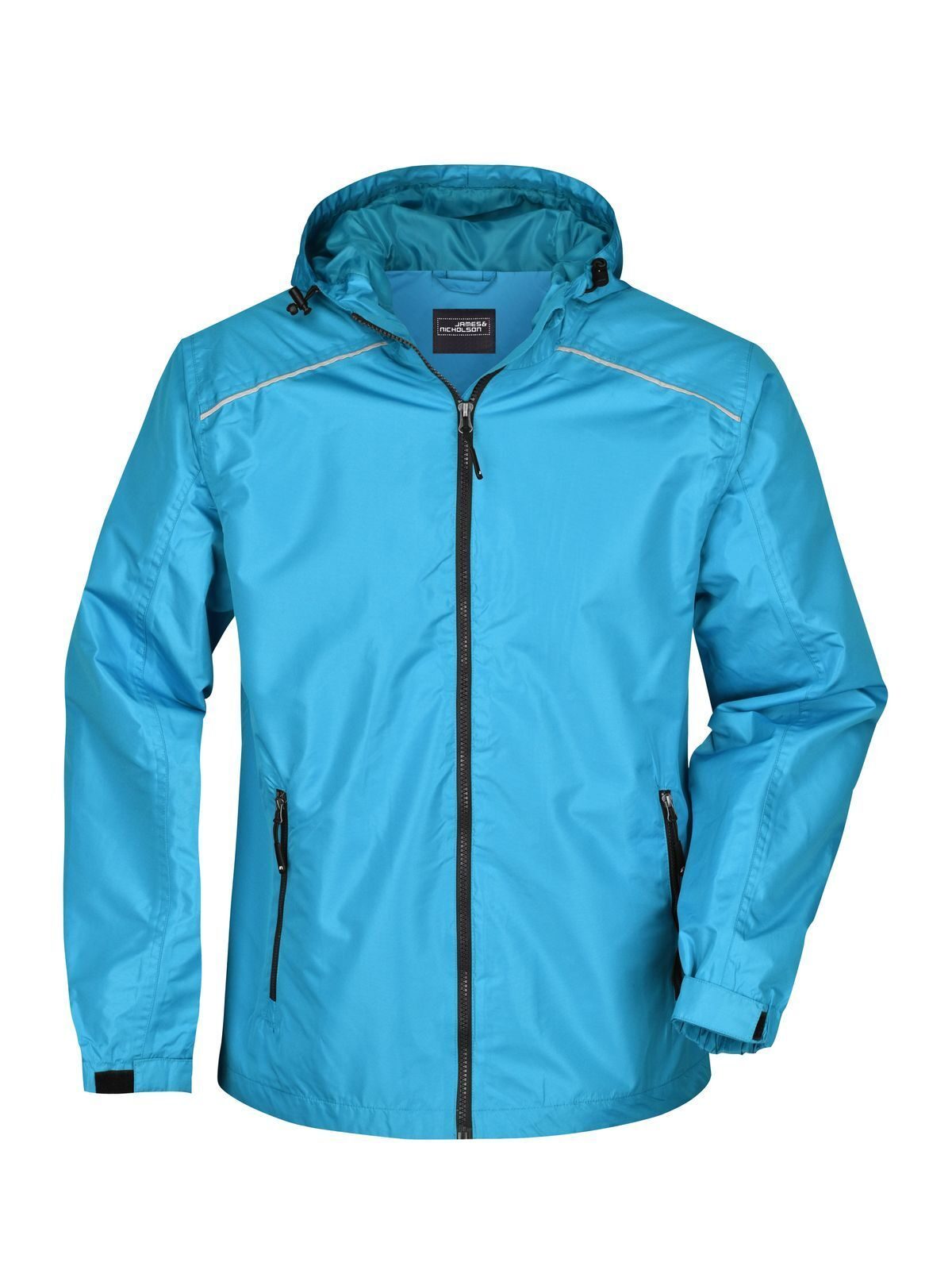 Rain Jacket Herren – Daiber – Farbe turquoise/iron-grey – individuell veredelbar