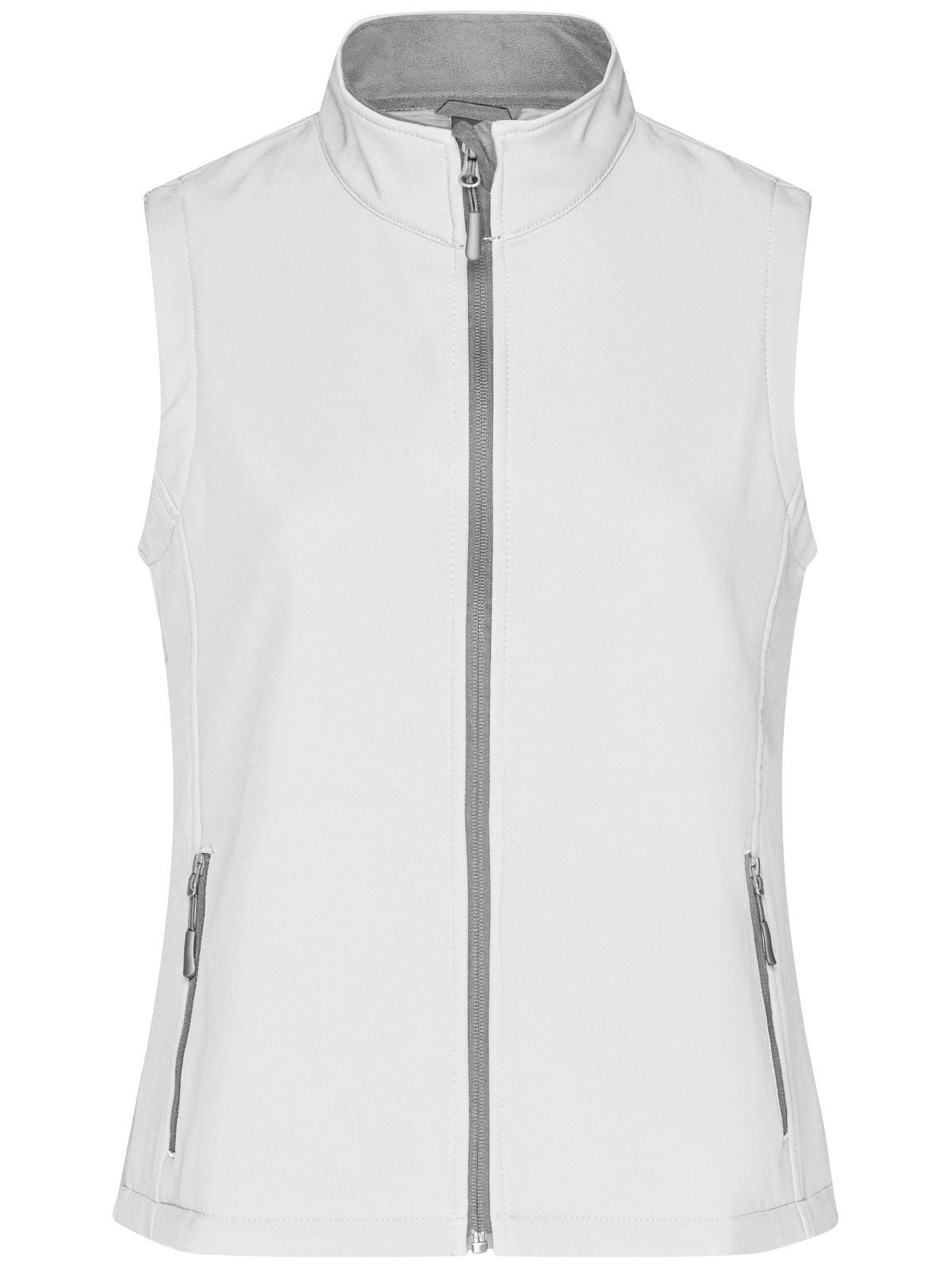 Ladies' Promo Softshell Vest Damen – Daiber – Farbe white/white – individuell veredelbar
