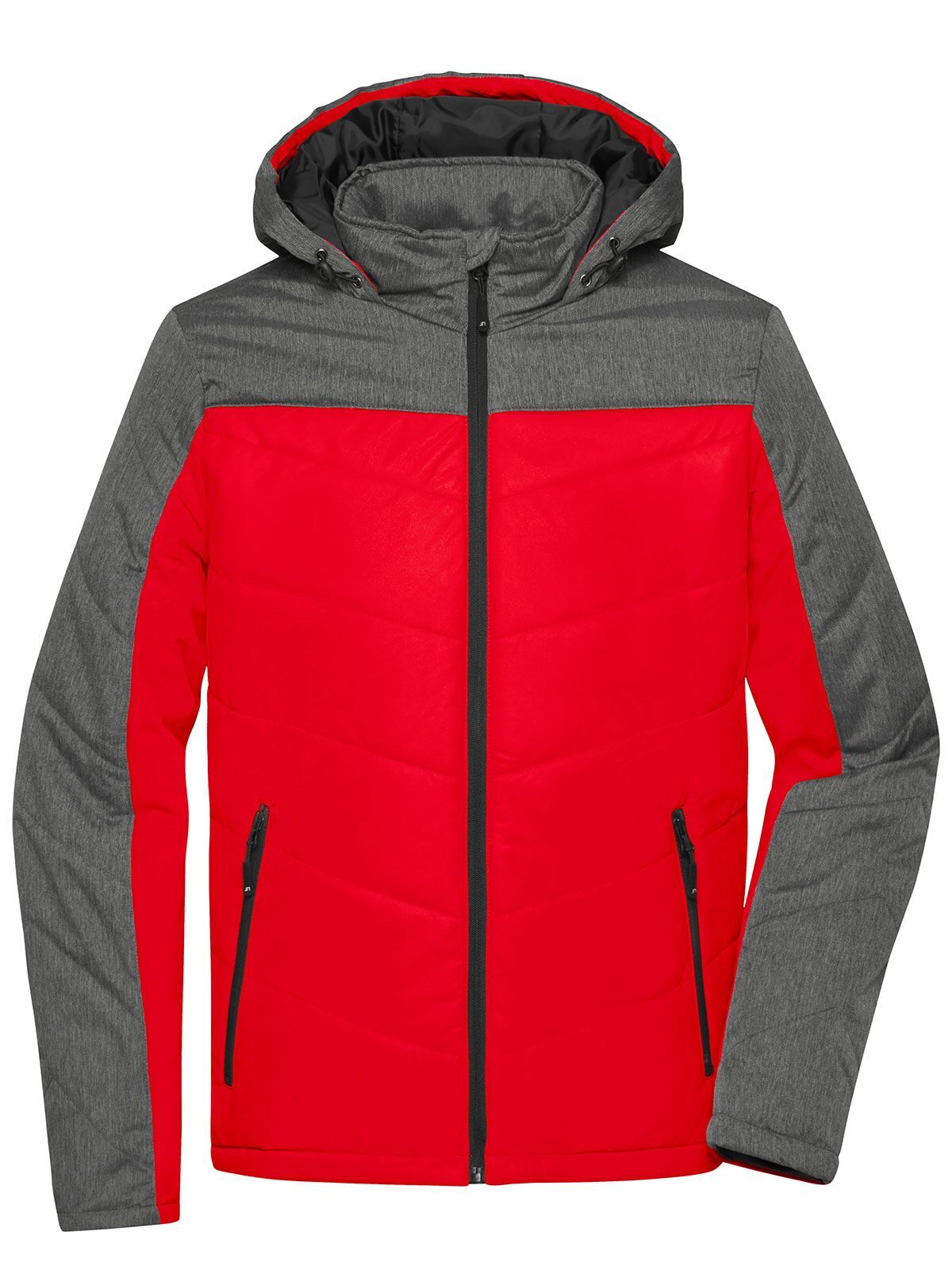 Winter Jacket Herren – Daiber – Farbe red/anthracite-melange – individuell veredelbar