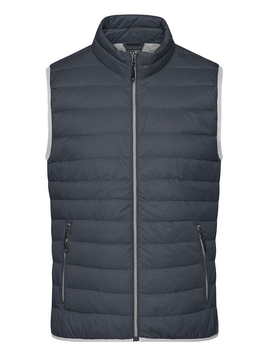 Down Vest Herren Jacke – Daiber – Farbe graphite/silver – individuell veredelbar